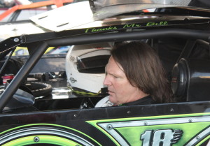 Scott Bloomquist arrived late but made his presence known.