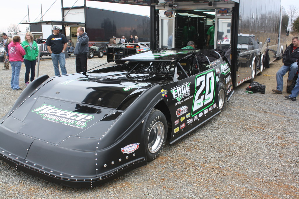 The winning car from Friday night's Spring Nationals event. 