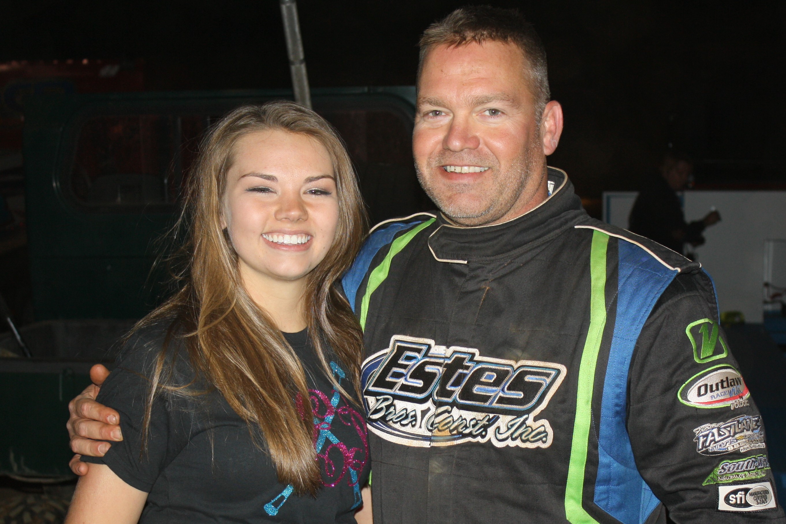 Father and daughter Greg and Parker Estes