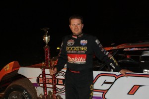 Steve Casebolt won on Friday night at Screven(photo from a previous race).