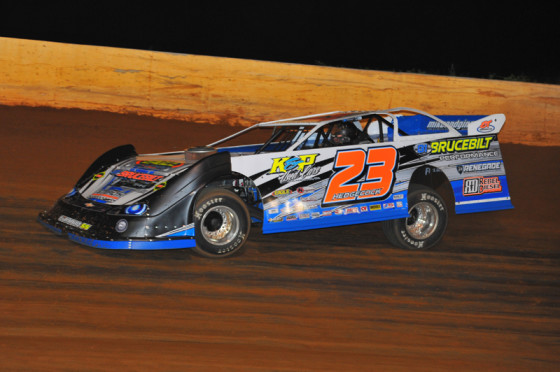 Cory Hedgecock earned $4,000 for his win on Saturday night at 411