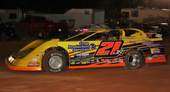 Billy Moyer, Jr. led all the way to score the win