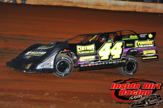 Chris Madden on his way to a $10,000 payday at Boyd's