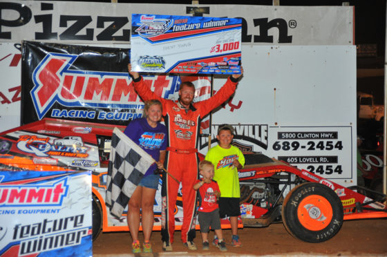 Young became accustomed to finding himself in victory lane in Tennessee