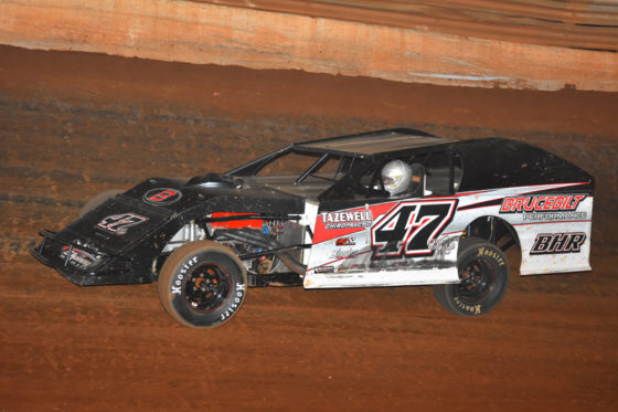 Brad Hall took the checkered flag in the Open Wheel Modified class