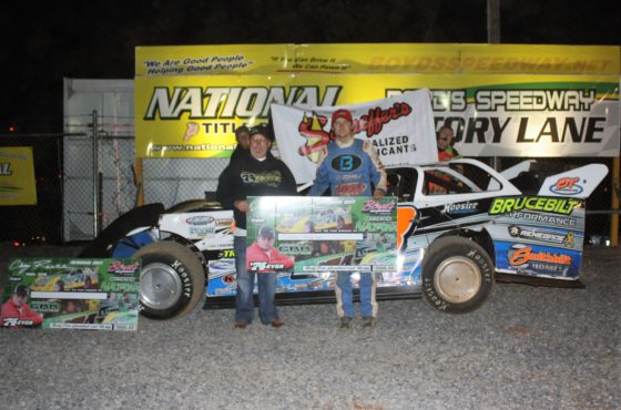 Hedgecock in Victory Lane at Boyd's