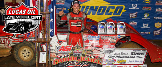 Bobby Pierce after his win in the North/South 100