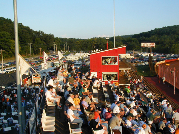 Atomic Speedway in 2002 prior to a UDTRA race, the peak of the track's popularity.